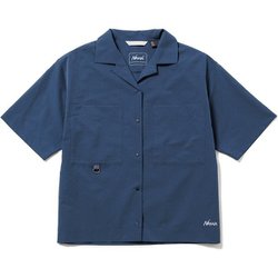 ドットエアー コンフィーショートスリーブシャツ レディース シャツ BLU Mサイズ N000446
