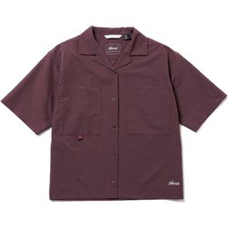 ドットエアー コンフィーショートスリーブシャツ レディース シャツ PLUM Lサイズ N000446