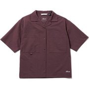 ドットエアー コンフィーショートスリーブシャツ レディース シャツ PLUM Lサイズ N000446