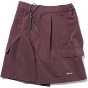 ドットエアー コンフィーショートパンツ レディース ショートパンツ PLUM Mサイズ N004075