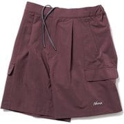 ドットエアー コンフィーショートパンツ レディース ショートパンツ PLUM Lサイズ N004075