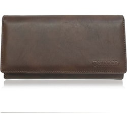 長財布 スムーズ合皮 エンボス D.BROWN 22469103