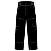 G-AXIS Wide Pants ユニセックス スノーパンツ ブラック（BK） サイズ2 G35354