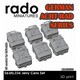 RDM35S50 1/35 WWII ドイツ Sd.Kfz.234/2-/3 8輪重装甲車シリーズ用 ジェリカンセット 6個入 （汎用） [プラモデル用パーツ]