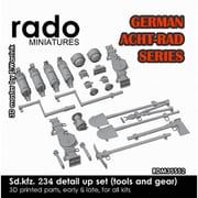 RDM35S52 1/35 WWII ドイツ Sd.Kfz.234 8輪重装甲車シリーズ用 ディテールアップセット （汎用） [プラモデル用パーツ]