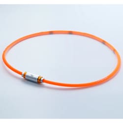 CO&RUNNER 磁気ネックレス ネオンモデル 磁気ネックレス オレンジ（SJS） Sサイズ（43cm） 管理医療機器 CR01NJ-SJS-S