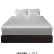 6Aランク シルク シーツ (ダブル) パールグレー CLYHXY1420