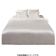 6Aランク シルク 掛け布団カバー (シングル) アイボリー BTMBXY1521