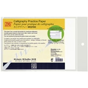 ZIG カリグラフィー 練習用紙 80枚 ECF100-3