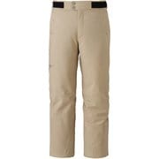 DEMO SOLID SKI PANTS ユニセックス スノーパンツ トラバーチンベージュ（50） Mサイズ Z2MFC321