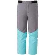 DEMO SOLID SKI PANTS ユニセックス スノーパンツ Quiet Shade Gray/Capri Blue(80) Mサイズ Z2MFC321