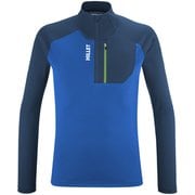 カメット ジップTシャツ ロングスリーブ メンズ カットソー ICON BLUE/DARK DENIM(N3177) Lサイズ(日本:XLサイズ) MIV10454