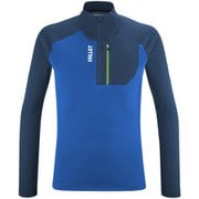 カメット ジップTシャツ ロングスリーブ メンズ カットソー ICON BLUE/DARK DENIM(N3177) Lサイズ(日本:XLサイズ) MIV10454
