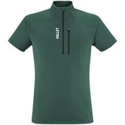 カメット ジップTシャツ ショートスリーブ メンズ カットソー BOTTLE(N4238) Sサイズ(日本:Mサイズ) MIV10455