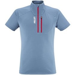 カメット ジップTシャツ ショートスリーブ メンズ カットソー CORONET BLUE（N3171） XSサイズ（日本：Sサイズ） MIV10455