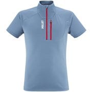 カメット ジップTシャツ ショートスリーブ メンズ カットソー CORONET BLUE(N3171) Sサイズ(日本:Mサイズ) MIV10455