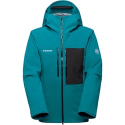 ストーニー ハードシェル フーデッド ジャケット アジアンフィット メンズ スノージャケット deep teal-black（40322） Mサイズ（日本：Lサイズ） 1010-30990