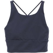 プレミアムフローショートトップス レディース 水陸両用 フィットネス ヨガ シャツ ダークブルー(02) サイズ0(S-Mサイズ) B1951JUB011