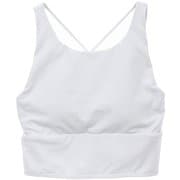 プレミアムフローショートトップス レディース 水陸両用 フィットネス ヨガ シャツ ホワイト(01) サイズ1(M-Lサイズ) B1951JUB011