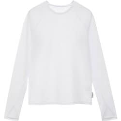 Ecoco ロングスリーブプルオーバー レディース フィットネス ヨガ シャツ ラッシュガード ホワイト（01） サイズ0（S-Mサイズ） B1951JUB024
