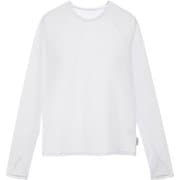 Ecoco ロングスリーブプルオーバー レディース フィットネス ヨガ シャツ ラッシュガード ホワイト(01) サイズ1(M-Lサイズ) B1951JUB024