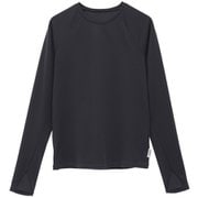 Ecoco ロングスリーブプルオーバー レディース フィットネス ヨガ シャツ ラッシュガード チャコール(03) サイズ1(M-Lサイズ) B1951JUB024