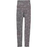 ラインフラワープリントスーパーハイレギンス レディース 水陸両用 フィットネス ヨガ パンツ ブラウン(03) サイズ1(M-Lサイズ) B1951JUP012