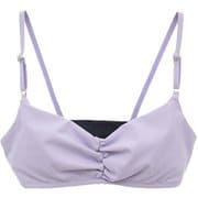 YOGA FIT バンドゥブラトップ レディース 水陸両用 フィットネス ヨガ ブラトップ ラベンダー(01) サイズ0(S-Mサイズ) B1952JUB019