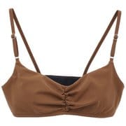 YOGA FIT バンドゥブラトップ レディース 水陸両用 フィットネス ヨガ ブラトップ キャメル（02） サイズ0（S-Mサイズ） B1952JUB019