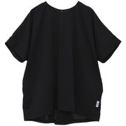 フロウスムース 2WAY プルオーバー レディース フィットネス ヨガ シャツ ブラック(03) B1952JUB041