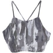 バーティカル ブラッシュ ブラトップ レディース 水陸両用 フィットネス ヨガ ブラトップ グレー(03) サイズ1(M-Lサイズ) B1952JUB015