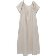 ドライリネン 2WAYワンピース レディース フィットネス ヨガ ワンピース ベージュ(01) B1952JFA027