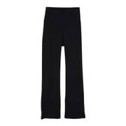 ソフトリブフレアレギンス レディース フィットネス ヨガ パンツ ブラック(03) サイズ1(M-Lサイズ) B1952JUP009