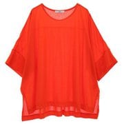 ロイヤルクロス 半袖トップス レディース フィットネス ヨガ シャツ オレンジ(02) B1952JUB005