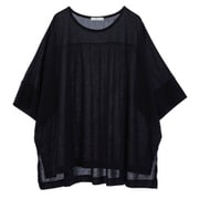 ロイヤルクロス 半袖トップス レディース フィットネス ヨガ シャツ ネイビー(03) B1952JUB005