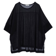 ロイヤルクロス 半袖トップス レディース フィットネス ヨガ シャツ ネイビー(03) B1952JUB005