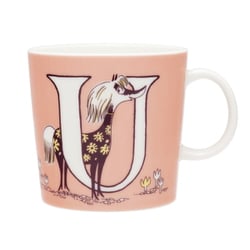 【国内正規品】 ムーミン アラビア （ MOOMIN ARABIA ） マグカップ 400ml アルファベットコレクション U 1077710