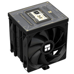 シングルタワーヒートシンクCPUクーラー Burst Assassin 120 液晶搭載モデル ブラック BA120 VISION BLACK