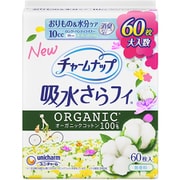 チャームナップ 吸水さらフィ コットンロングPL 60枚 [軽度ライナー]