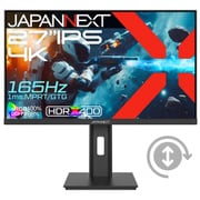 ゲーミングモニター/27型/4K(3840x2160)/IPSパネル搭載/非光沢/165Hz/1ms(MPRT) JN-IPS27G165U-HSP