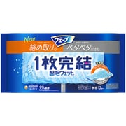 ウェーブ 1枚完結 フロア用 起毛ウェットシート 12枚 [シートクリーナー]
