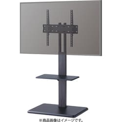 ～65型対応 棚板付き 壁寄スタンド スイーベルタイプ KF-363B