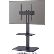 ~65型対応 棚板付き 壁寄スタンド スイーベルタイプ KF-363B