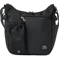 EQPK-03BK [メデン POLY ショルダーバッグ 縦型 スクエア型 5L A5ファイルサイズ対応 ブラック]