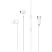 USB TYPE-C ハンズフリー イヤホン DAC搭載 White NTYPEC01WH