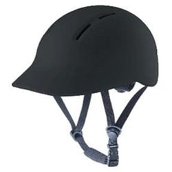 ツバ付きヘルメット 54-60cm未満 ブラック H-102BK