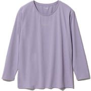 BAKUNE(バクネ) RECOVERY WEAR(リカバリーウェア) Dry Women's Long Sleeve 上 長袖Tシャツ ラベンダー Lサイズ