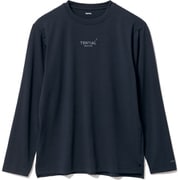 BAKUNE(バクネ) RECOVERY WEAR(リカバリーウェア) Mesh Long Sleeve 上 長袖Tシャツ ネイビー Mサイズ