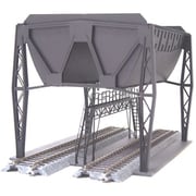2037 HOゲージ 1/80 16番 ペーパーストラクチャーキット 複線式給炭槽 [鉄道模型用品]