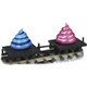 JT-08 Nゲージ完成品 Joke train（ジョークトレイン） うん搬トロッコ（うん青・ラブピンク・トロッコ付） [鉄道模型]